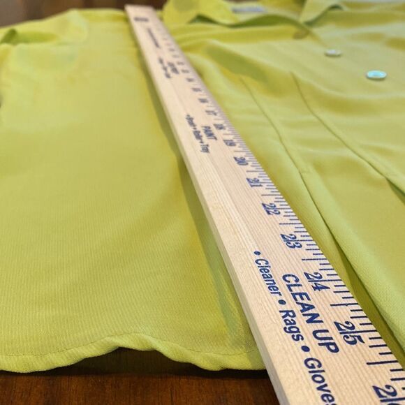 KC Studio Lime Green Careerwear Blouse Size XL - Picture 6 of 8